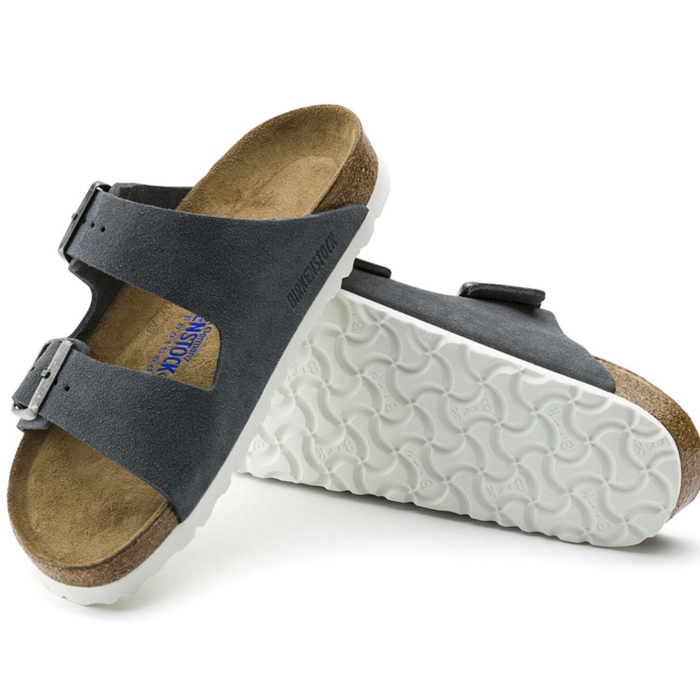 BIRKENSTOCK Arizona Blue/Grey Suede Sz. EU44 ~ US 11